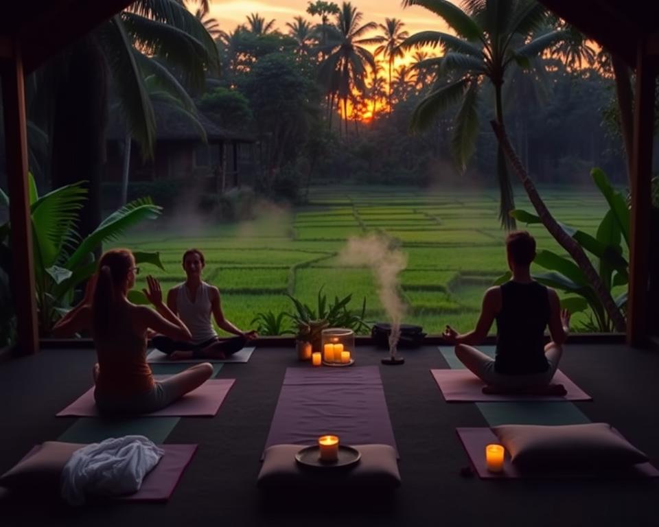 Yoga and meditation in Ubud