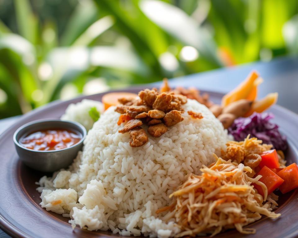 best nasi campur dishes Ubud