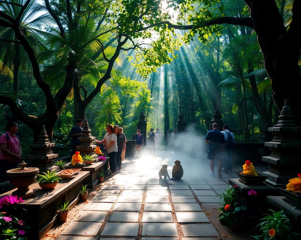 best time to visit ubud monkey forest