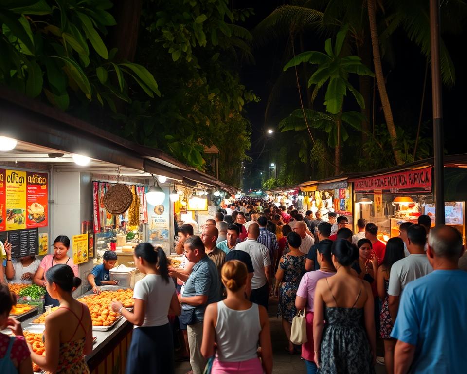 cultural experience in Ubud night market