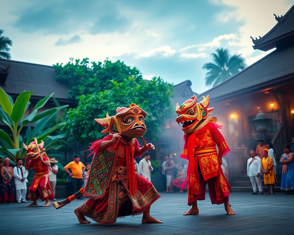 dance performances in Ubud Palace