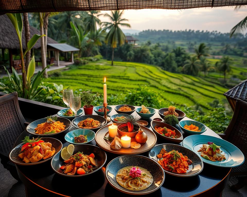 global flavours in Ubud