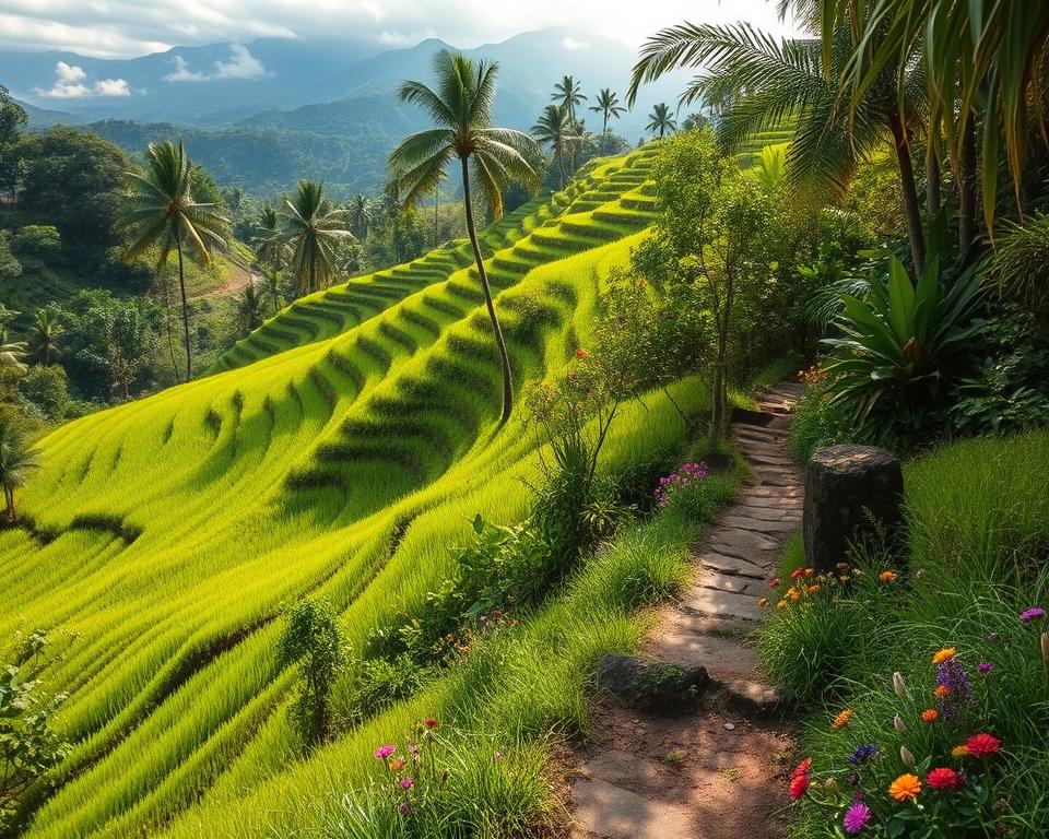 hiking in ubud