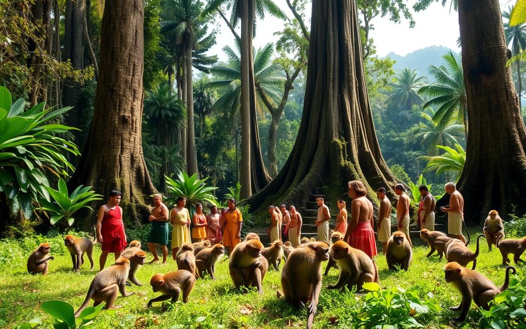 history of the Sacred Monkey Forest