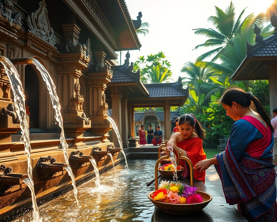 holy water in Balinese Hinduism