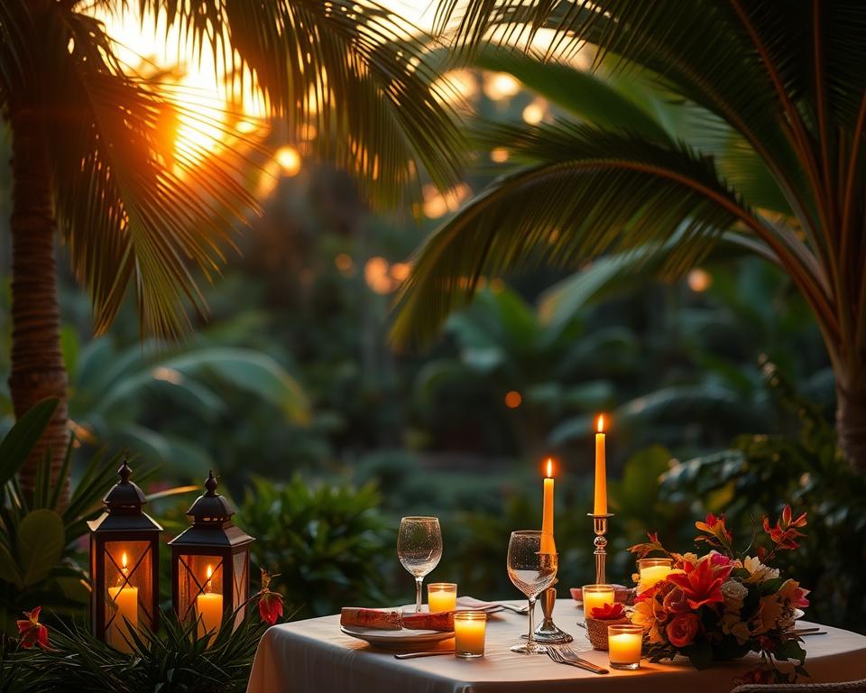 intimate dining Bali