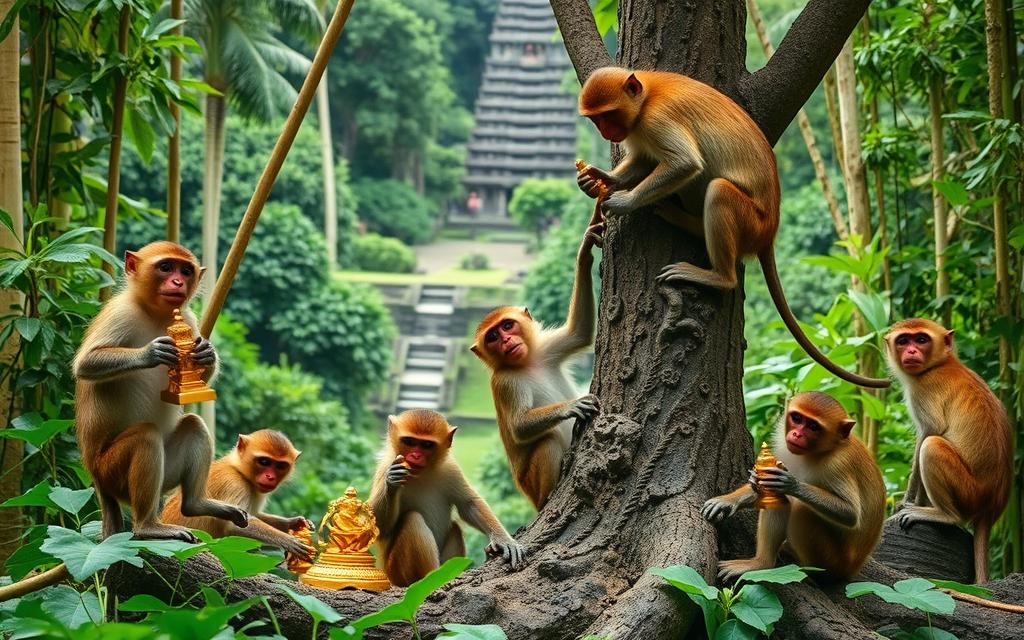 monkeys in Balinese myths