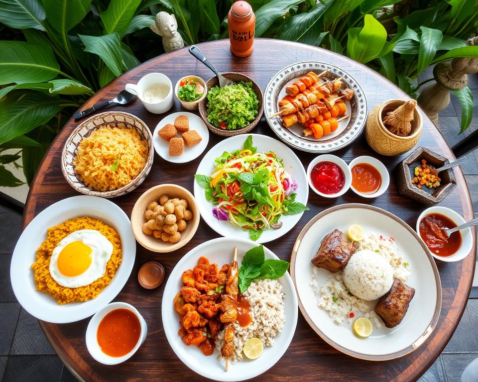 traditional Indonesian food in Ubud