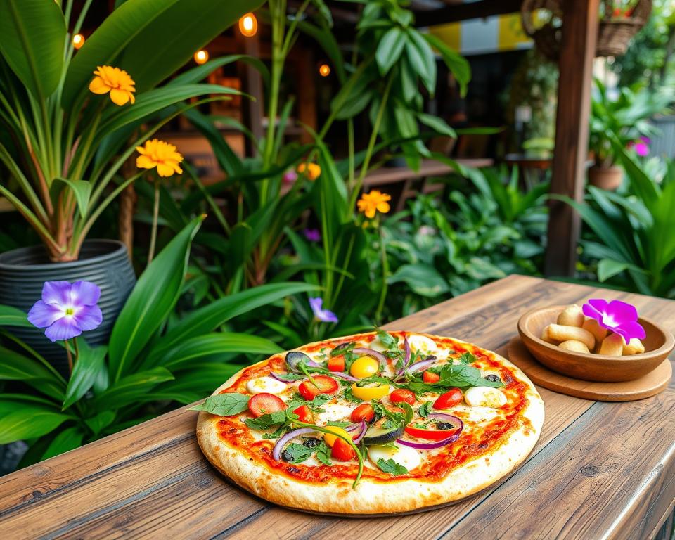 vegan pizza options Ubud