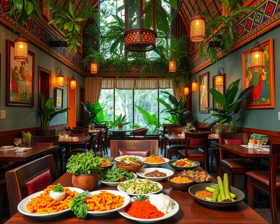 vegetarian Indian restaurants Ubud