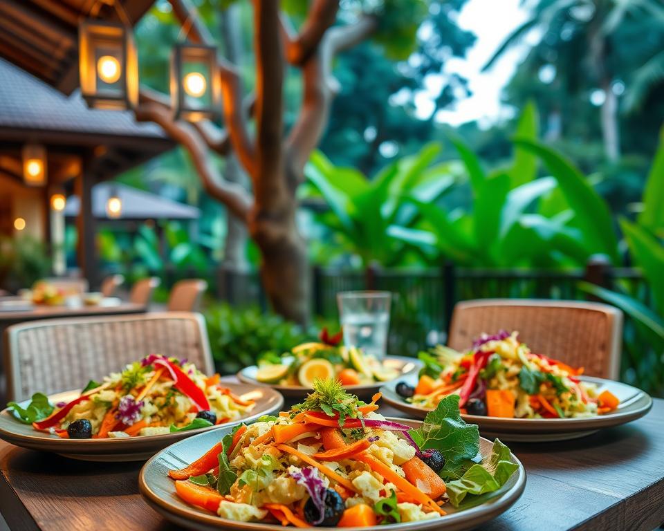 vegetarian dining in Ubud