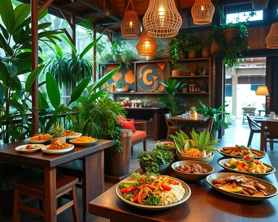 vegetarian options in Ubud