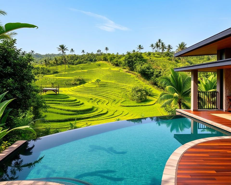 villa in ubud with private infinity pool